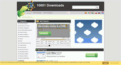 Desktop Screenshot of 10001downloads.net